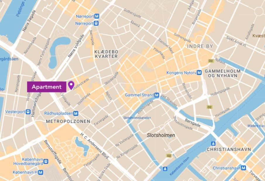 Beautiful One-Bedroom Apartment In Cph City كوبنهاجن المظهر الخارجي الصورة